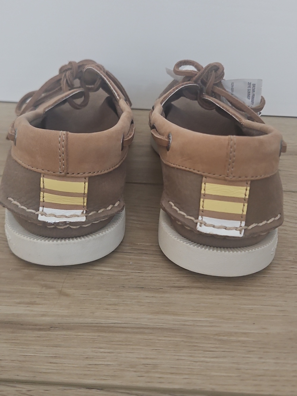 Sperry Topsider Women's Light Tan Suede Boat Shoes Moccasins Loafere - Picture 5 of 6
